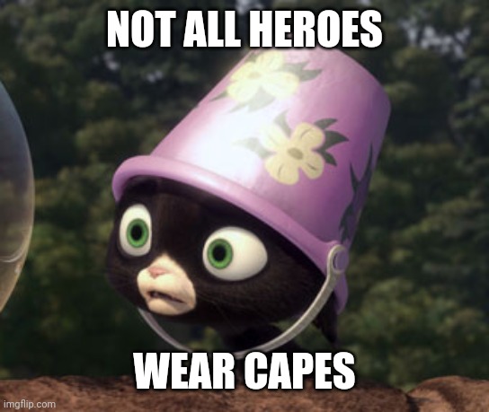 NOT ALL HEROES WEAR CAPES | made w/ Imgflip meme maker