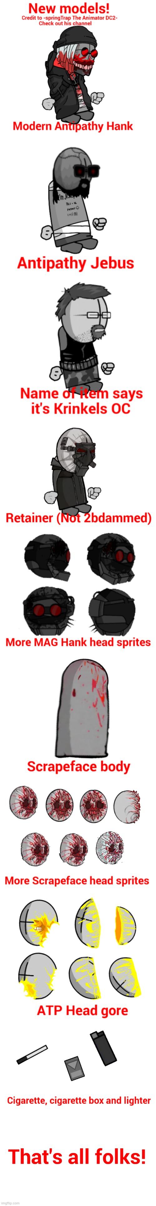 Credit to -springTrap The Animator DC2- | made w/ Imgflip meme maker