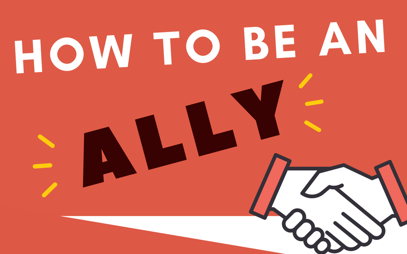 High Quality How to be an ally Blank Meme Template