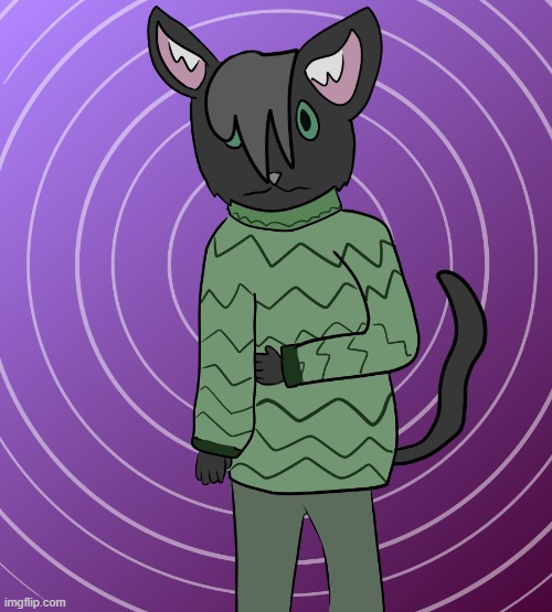 I turned my cat into a fursona | image tagged in furry,art,cats,pets,furries,drawing | made w/ Imgflip meme maker