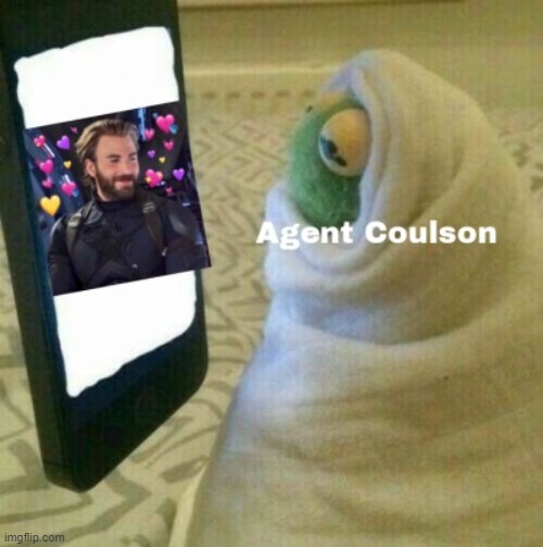 agent simp coulson | image tagged in marvel,mcu,captain america,steve rogers,phillip coulson,what if | made w/ Imgflip meme maker