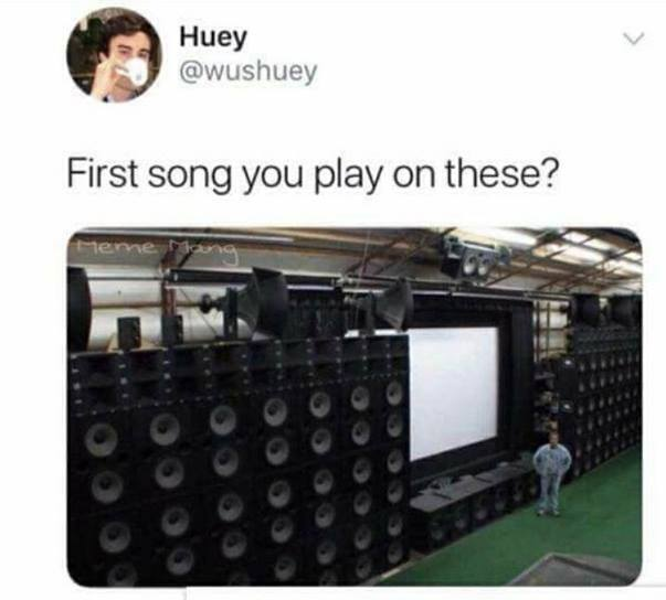 First song you play on these Blank Meme Template