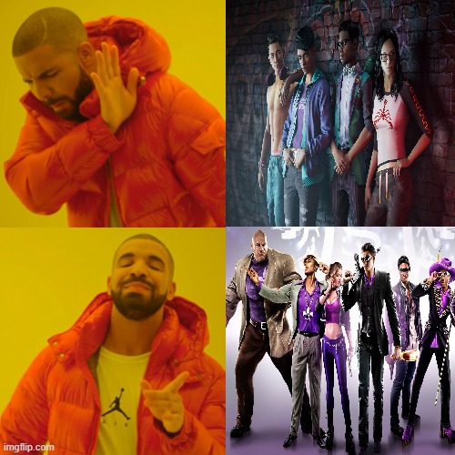 Yeah it's gonna suck | image tagged in saintsrow,saints,row,videogame,reboot,sucknblow | made w/ Imgflip meme maker