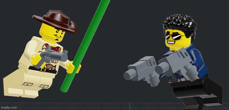 lego deathmatch part 3 (Johnny thunder vs Duke) | made w/ Imgflip meme maker