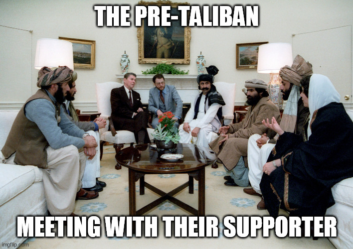THE PRE-TALIBAN MEETING WITH THEIR SUPPORTER | made w/ Imgflip meme maker
