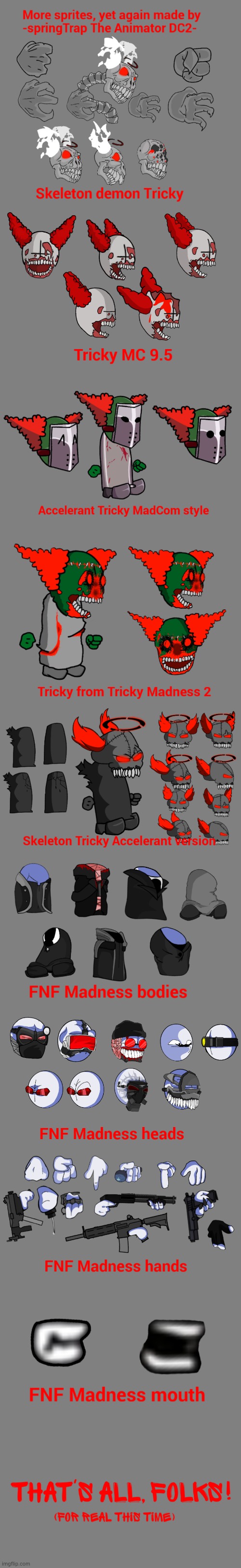 More sprites by -springTrap The Animator DC2- | made w/ Imgflip meme maker