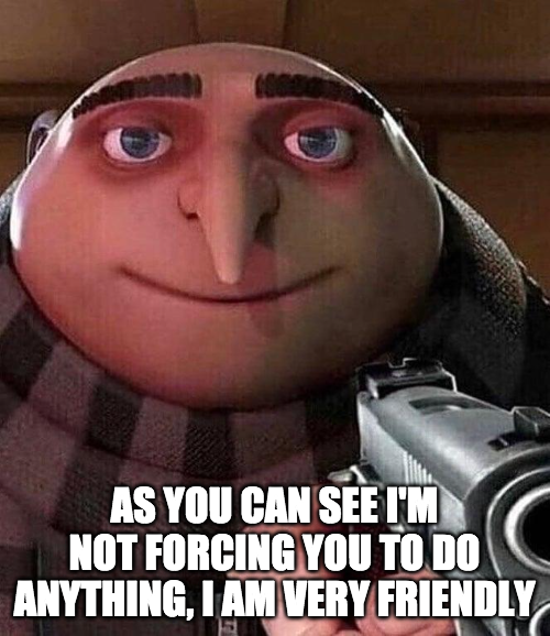 High Quality gru as you can see Blank Meme Template