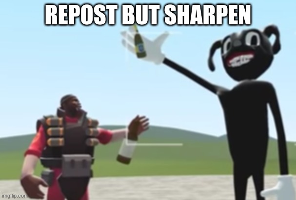 Barry and Demoman :) | REPOST BUT SHARPEN | image tagged in barry and demoman | made w/ Imgflip meme maker