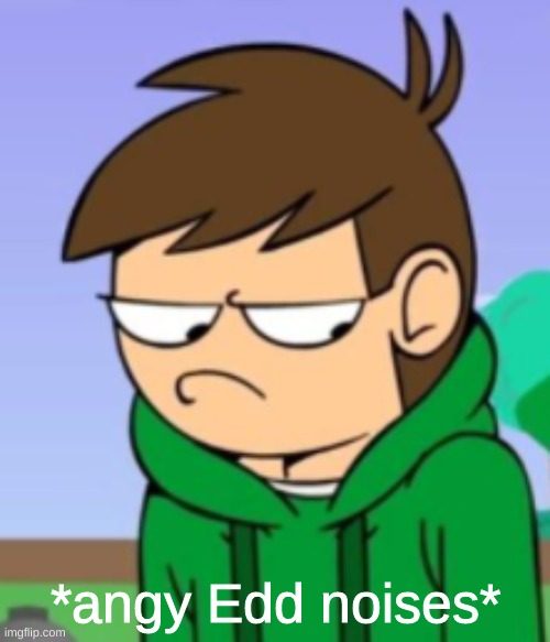 image tagged in angy edd noises | made w/ Imgflip meme maker