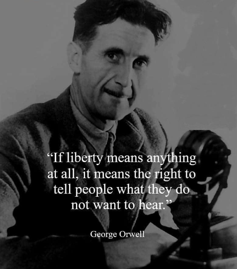 George Orwell quote Blank Meme Template