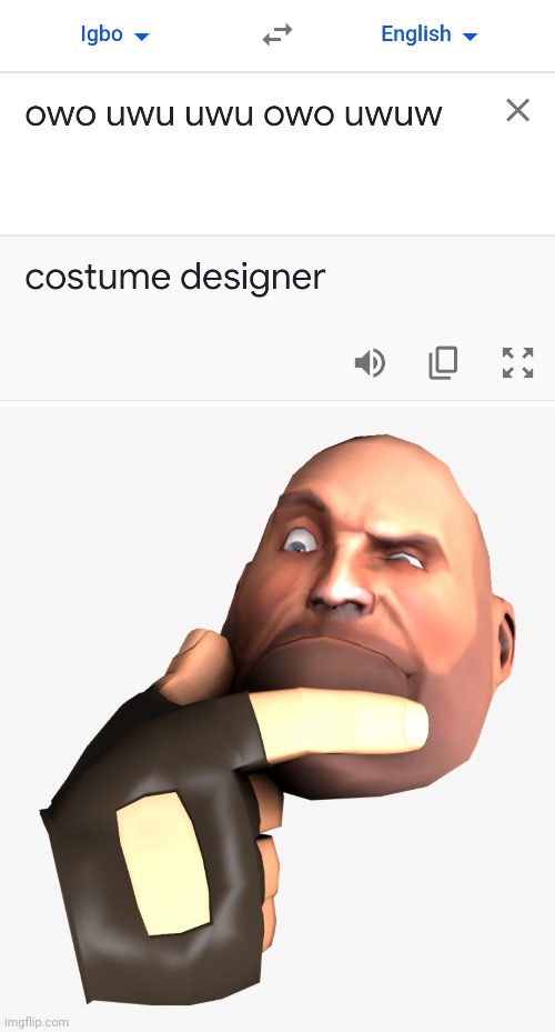 image tagged in heavy tf2 thinking | made w/ Imgflip meme maker