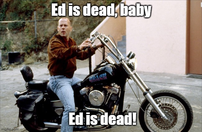 Ed Asner is TOAST! 10 days after the jab |  Ed is dead, baby; Ed is dead! | image tagged in clotshot,strokepoke,mrna experiment | made w/ Imgflip meme maker