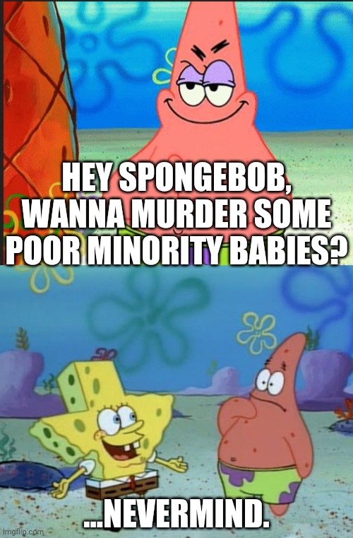 evil patrick spongebob