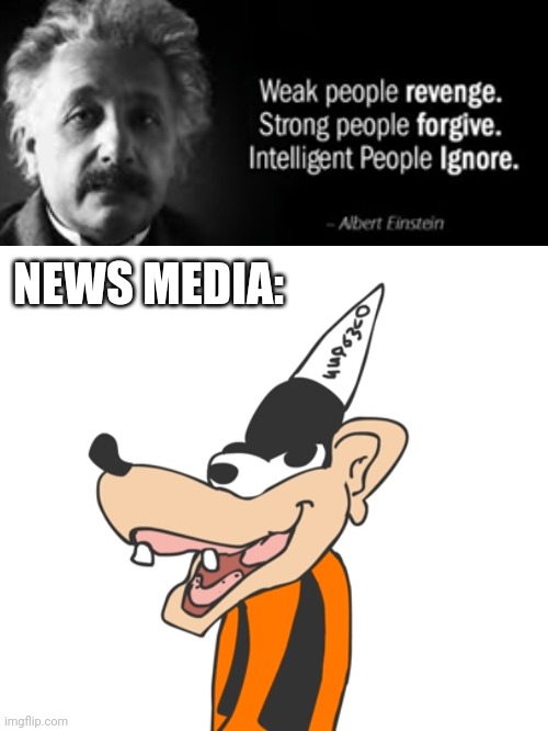 Dumbass | NEWS MEDIA: | image tagged in dumb | made w/ Imgflip meme maker