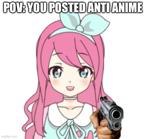 anime girl with a gun Memes & GIFs - Imgflip