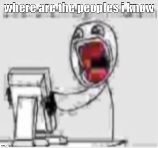 where is shityuyu the bnnuy and Dantai_official | where are the peoples i know | made w/ Imgflip meme maker