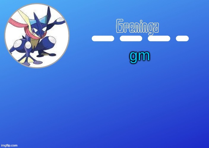 no title | gm | made w/ Imgflip meme maker