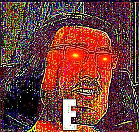 the e | image tagged in markiplier e | made w/ Imgflip meme maker