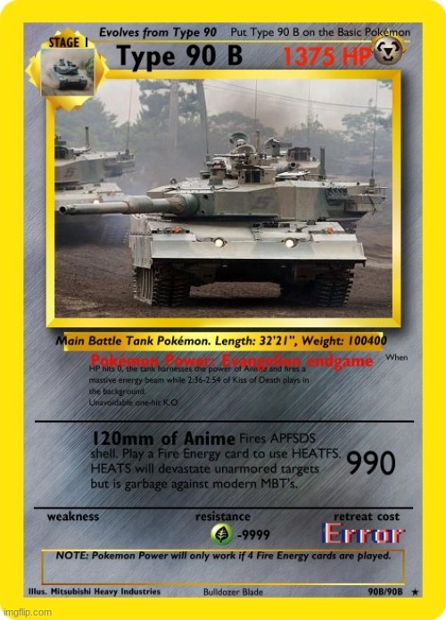 Military Vehicle Pokemon Cards #4 | image tagged in military,memes,pokemon card meme,japan,tanks,pokemon | made w/ Imgflip meme maker