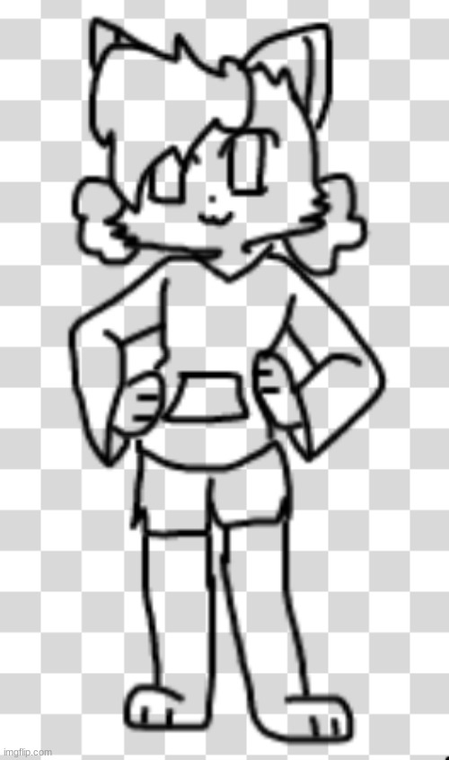 I just remembered I had to draw cloud today, so here she is :3 | made w/ Imgflip meme maker