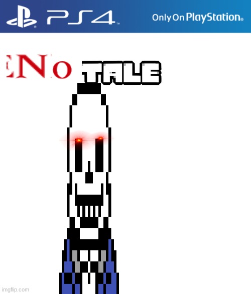 No tale bye. | image tagged in ps4 case,undertale,fake games,fake ps4 game,sans undertale | made w/ Imgflip meme maker