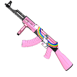 Rainbow AK-47 Meme Template