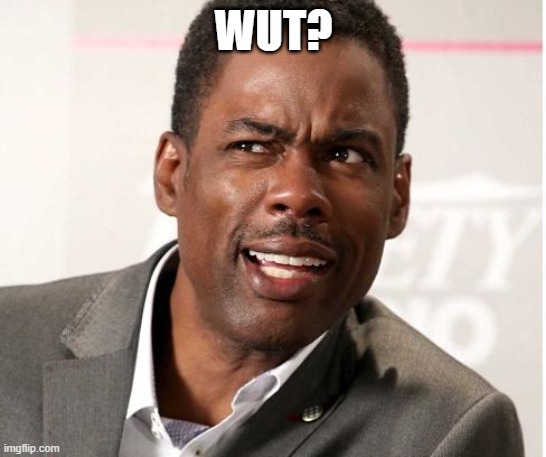 chris rock wut | WUT? | image tagged in chris rock wut | made w/ Imgflip meme maker