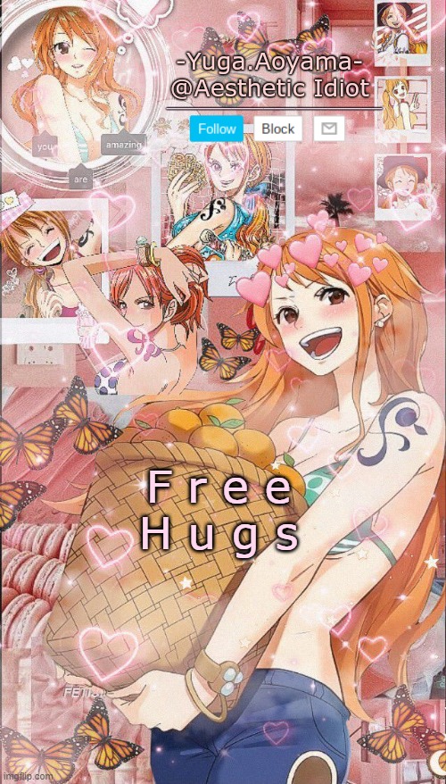 If you don't want a hug don't comment for the sake of J e s u s | F r e e
H u g s | image tagged in nami temp 2 | made w/ Imgflip meme maker