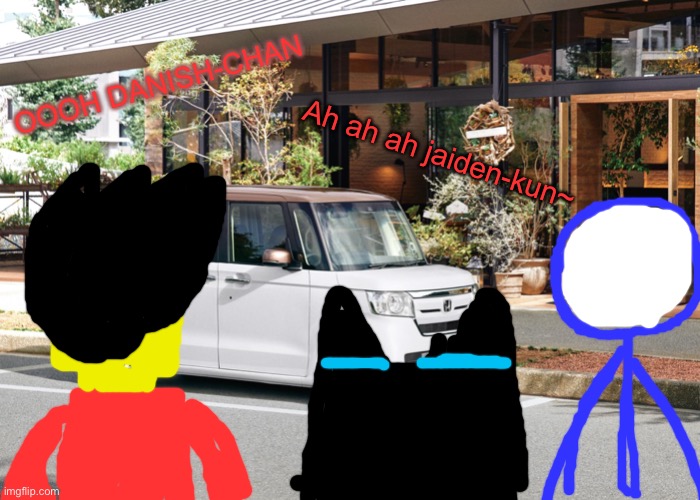 Danny-chan | OOOH DANISH-CHAN; Ah ah ah jaiden-kun~ | made w/ Imgflip meme maker
