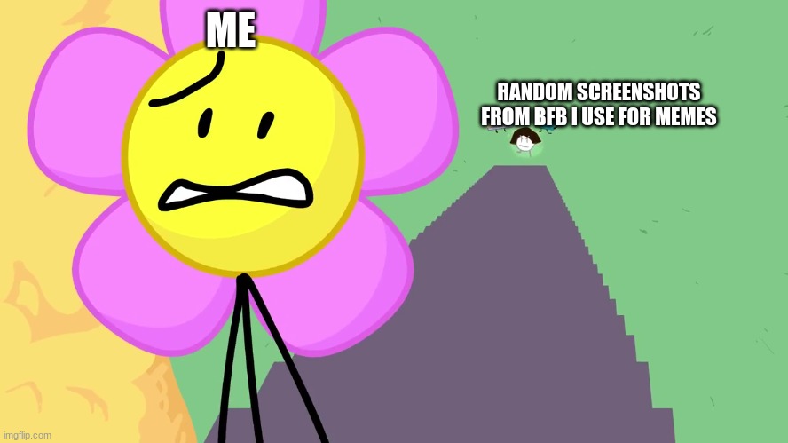 ME; RANDOM SCREENSHOTS FROM BFB I USE FOR MEMES | made w/ Imgflip meme maker