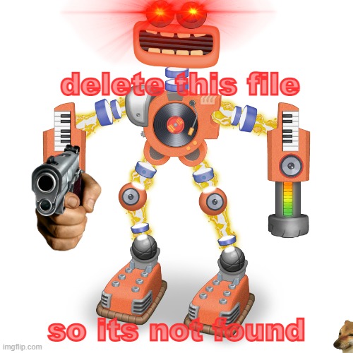 rare wubbox knows what you did | delete this file; so its not found | image tagged in rare wubbox | made w/ Imgflip meme maker