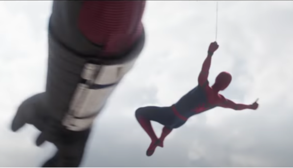 High Quality spiderman gets yeeted Blank Meme Template