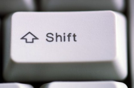 High Quality White Shift Key Blank Meme Template