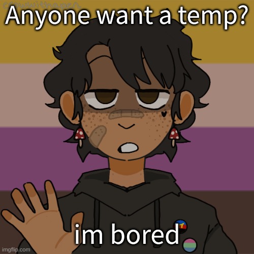 My mom unlocked canva so i can use it again- | Anyone want a temp? im bored | image tagged in another gummyworm picrew they have a problem | made w/ Imgflip meme maker