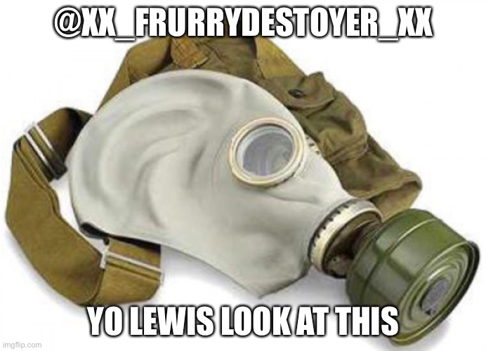 Frurry’s got somthin’ to say | @XX_FRURRYDESTOYER_XX; YO LEWIS LOOK AT THIS | image tagged in frurry s got somthin to say | made w/ Imgflip meme maker