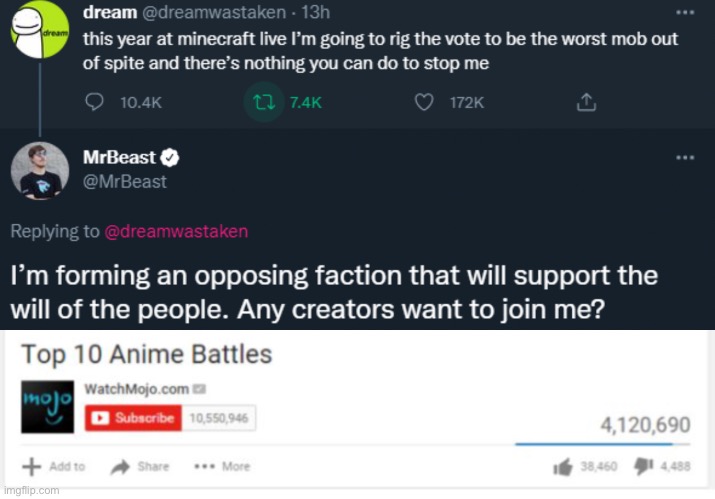 *duel of the fates plays* | image tagged in top 10 anime battles | made w/ Imgflip meme maker