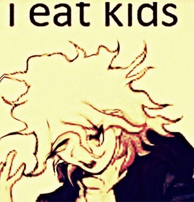 High Quality nagito i eat kids Blank Meme Template