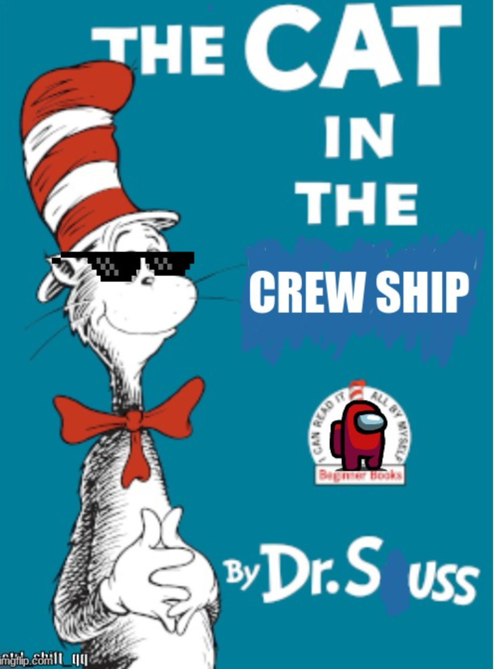 High Quality the cat in the crew ship Blank Meme Template