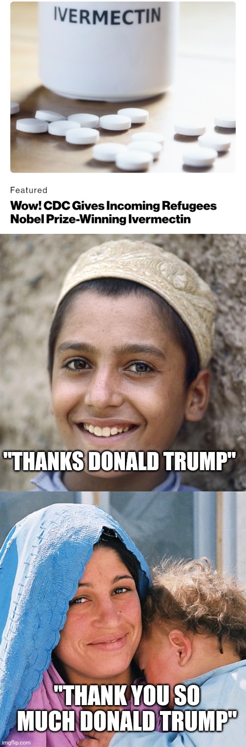 "THANKS DONALD TRUMP"; "THANK YOU SO MUCH DONALD TRUMP" | image tagged in funny memes | made w/ Imgflip meme maker
