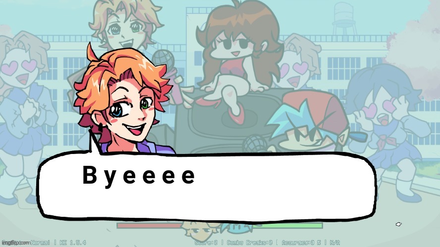 e | B y e e e e | image tagged in e | made w/ Imgflip meme maker