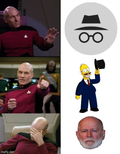 My review of the images used to refer to me. I still have no clue why the Pepe trolls keep using Whitey Bulger lol | image tagged in picard no yes drake style | made w/ Imgflip meme maker