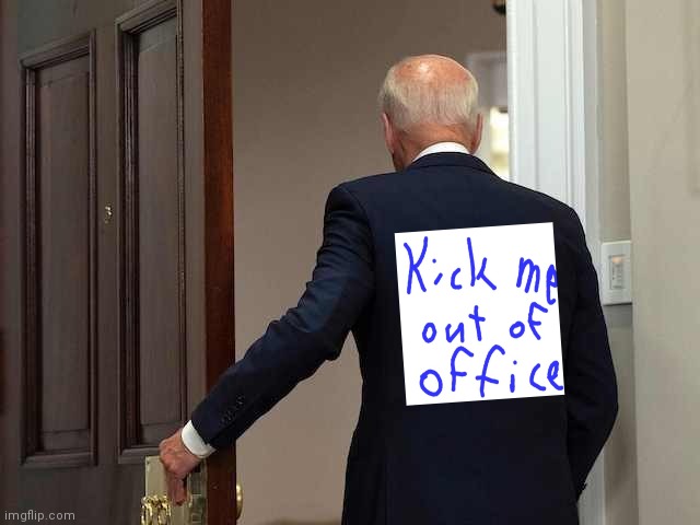 Joe Biden walking away | image tagged in joe biden walking away | made w/ Imgflip meme maker