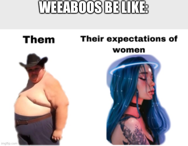 WEEABOOS BE LIKE: | made w/ Imgflip meme maker