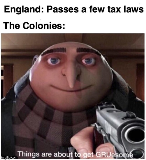 It's time for a revolution! | image tagged in america,gru,memes,history,american revolution | made w/ Imgflip meme maker