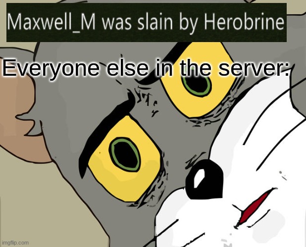 Uh oh | Everyone else in the server: | image tagged in memes,unsettled tom | made w/ Imgflip meme maker