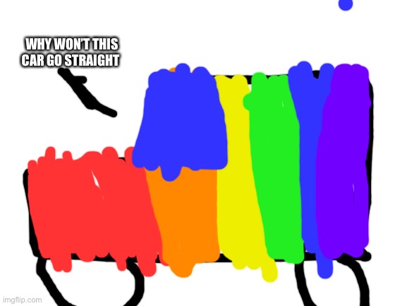 An lgbt joke | WHY WON’T THIS CAR GO STRAIGHT | made w/ Imgflip meme maker