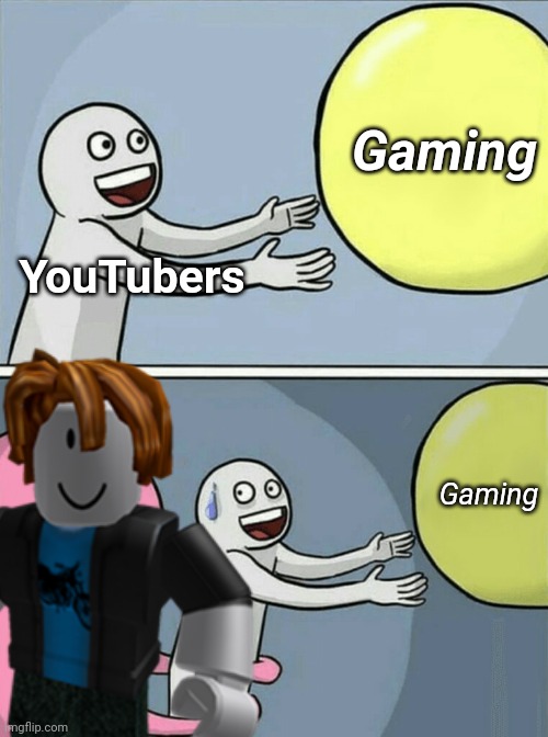 Bacon vs YouTuber | Gaming; YouTubers; Gaming | image tagged in bacon,roblox,roblox meme,roblox noob,youtuber,memes | made w/ Imgflip meme maker