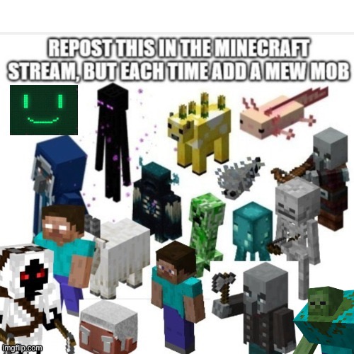 Repost this | image tagged in repost,minecraft | made w/ Imgflip meme maker
