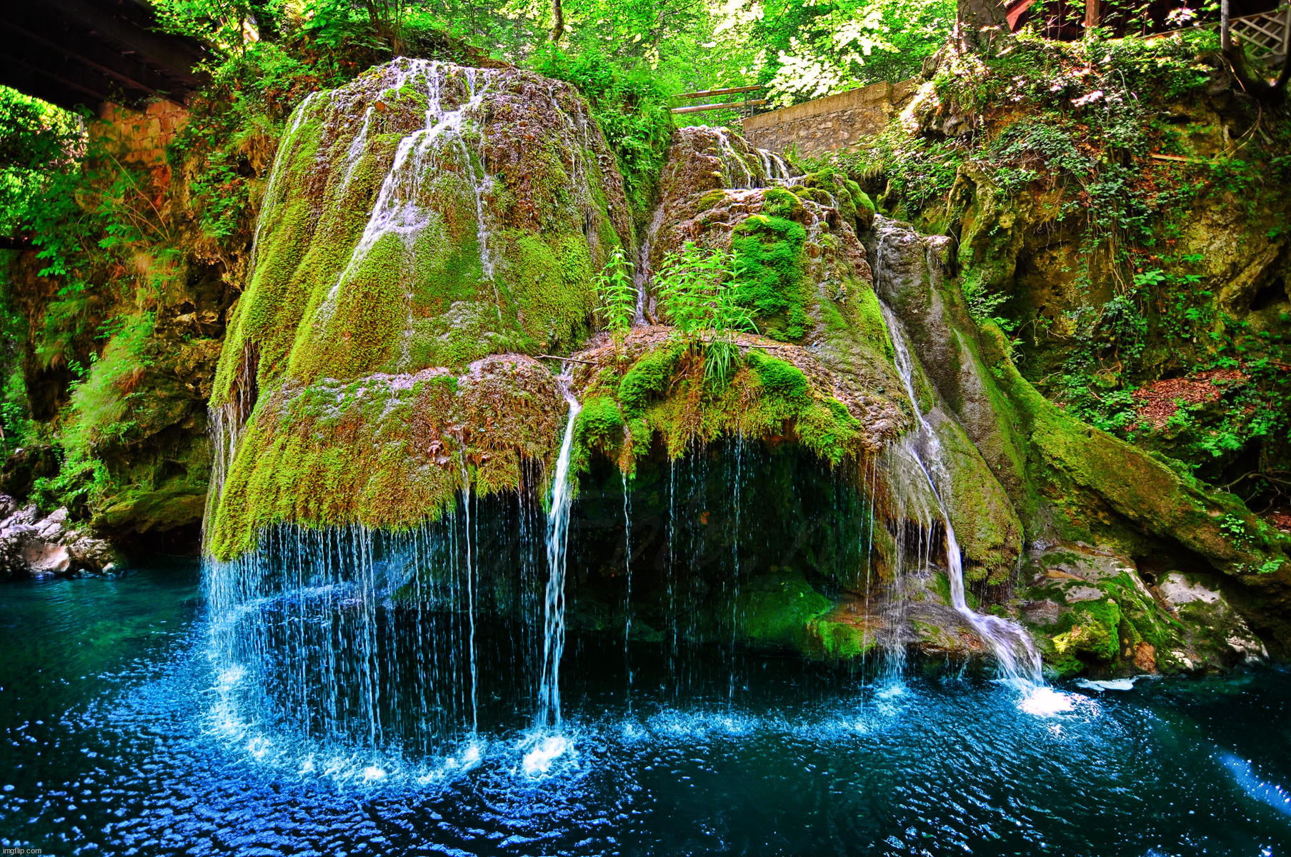 Bigar Waterfall, Romania | image tagged in awesome | made w/ Imgflip meme maker