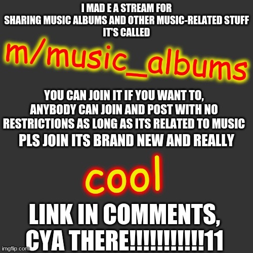 new stream m/music_albums #AD | image tagged in new stream,advertisement | made w/ Imgflip meme maker